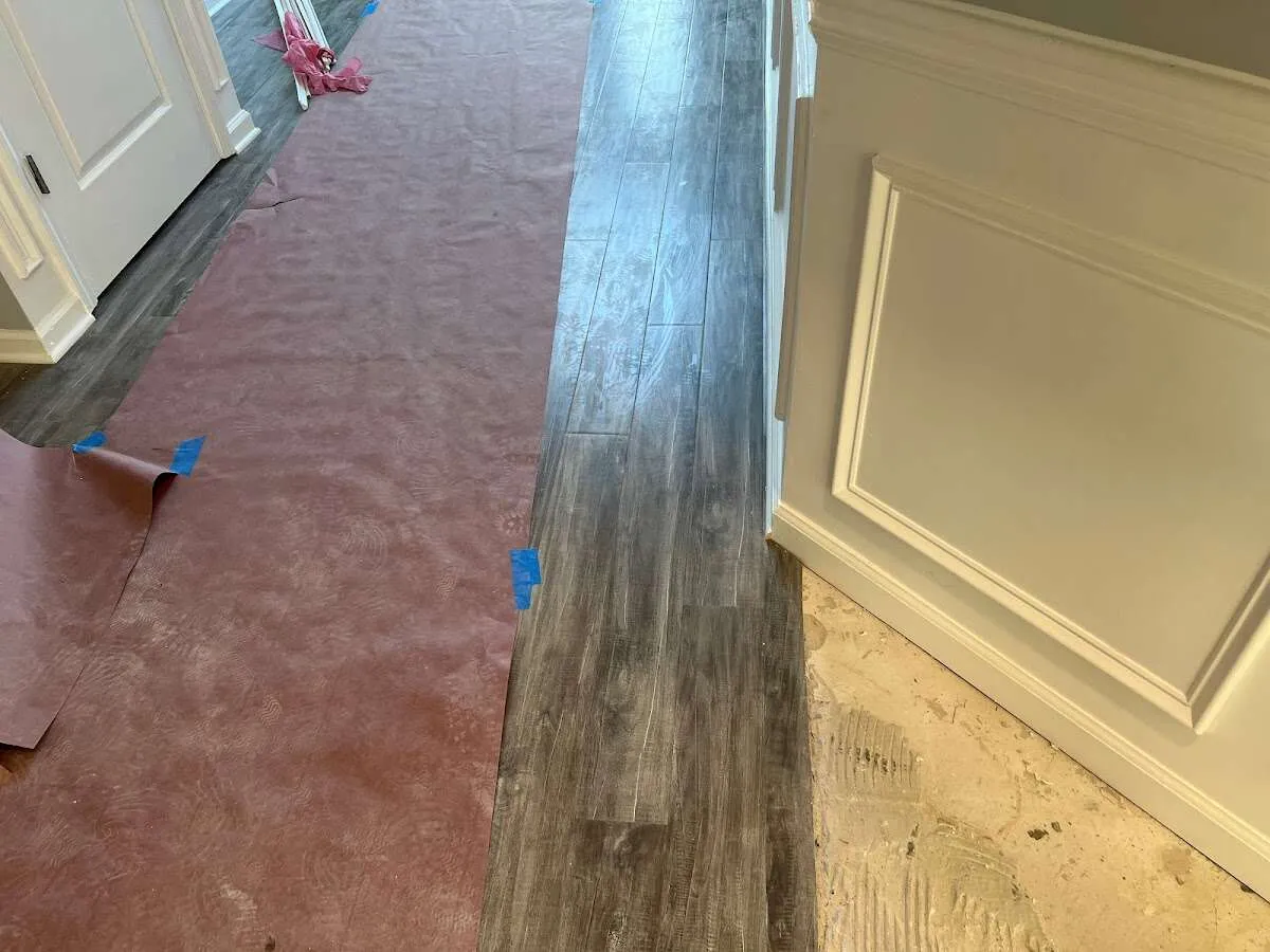 Completed marble shower restoration in Lake of the Pines